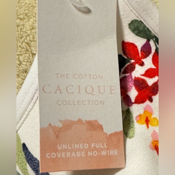 Cacique Cotton Unlined NoWire Bra 54D - Picture 12 of 12